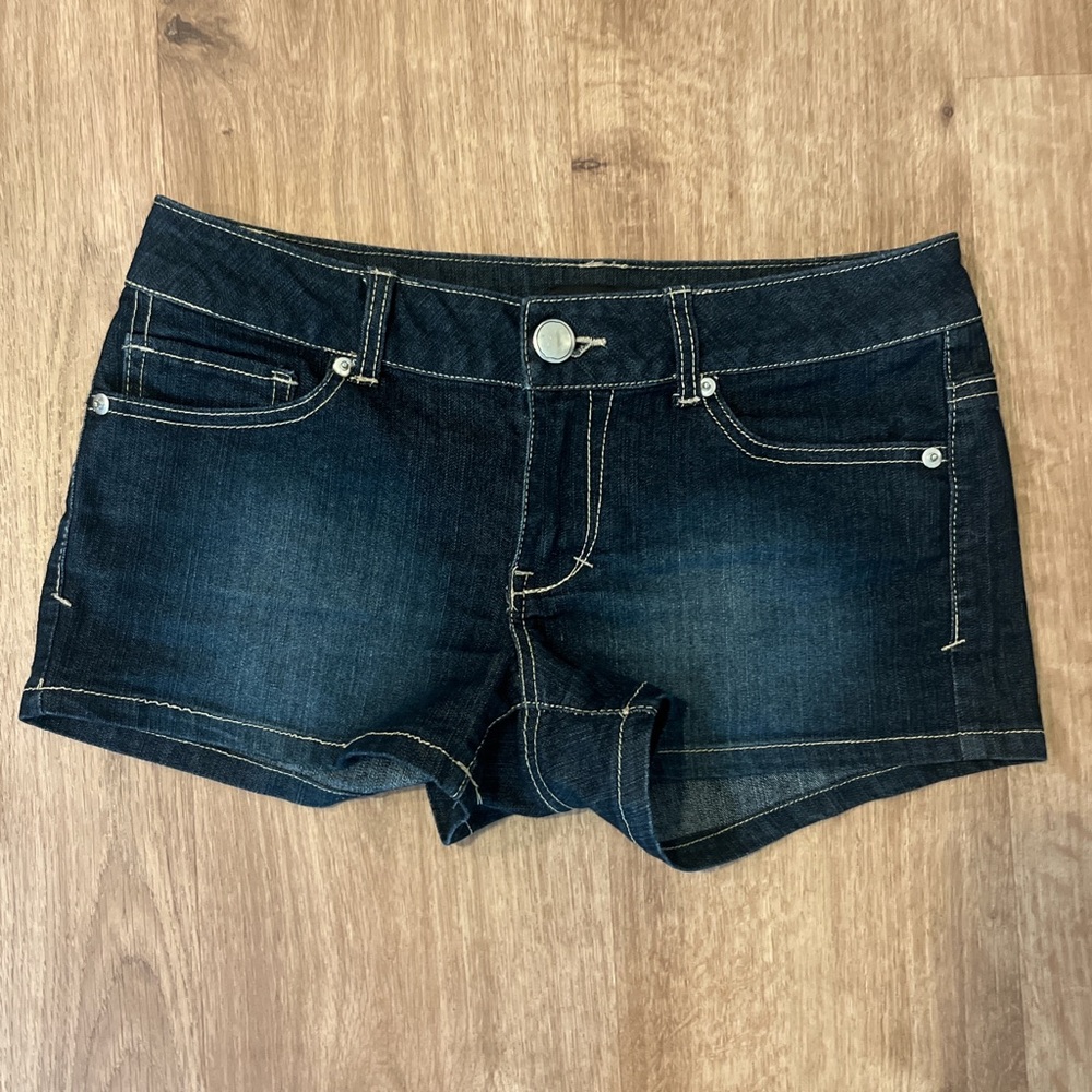 Decoded Navy Micro Mini Shorts